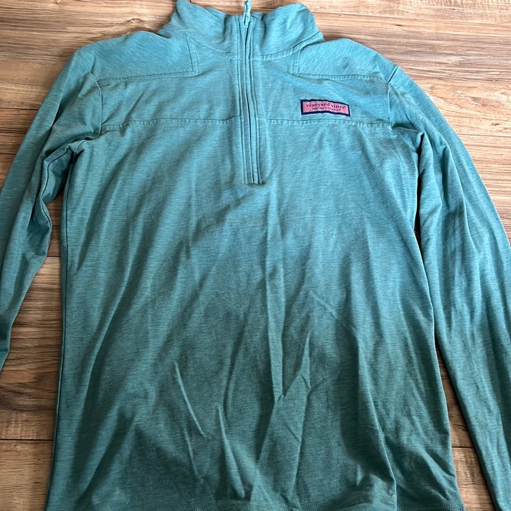 Mens vineyard vines pullover xs green